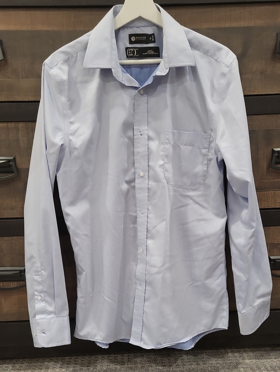 Haggar Other - Haggar Men's Pale Blue Dress Shirt - Long Sleeve Point Collar